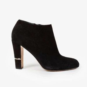 Sergio Rossi Black Suede Booties